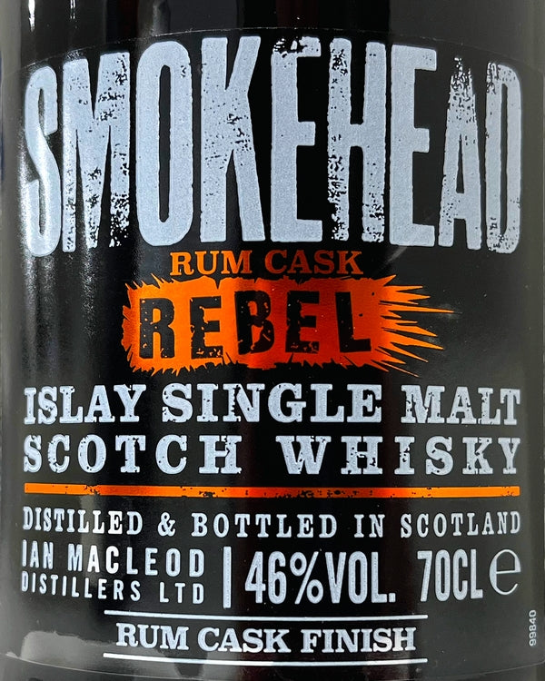 アイラ シングルモルト スモークヘッド ラムカスクレベル カリビアンラム樽フィニッシュ 46度 700ml