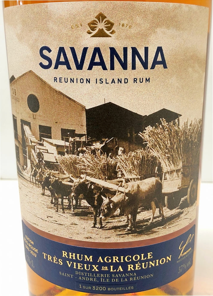 SAVANNA RHUM AGRICOLE EDITION BOIS ROUGE (1992-2022) 57度 700ml