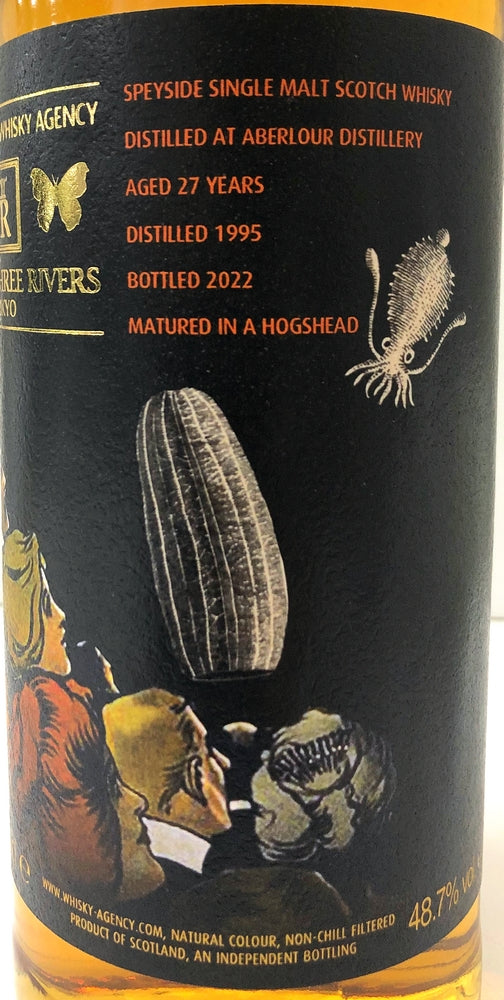 ウイスキーエージェンシー&スリーリバース アートワーク アベラワー 1995 27年 ホグスヘッド 48.7度 700ml
