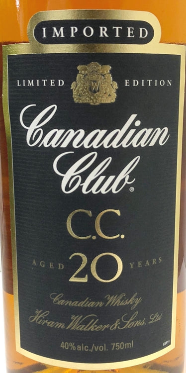 経年商品 正規品 カナディアンクラブ 20年 40度 750ml