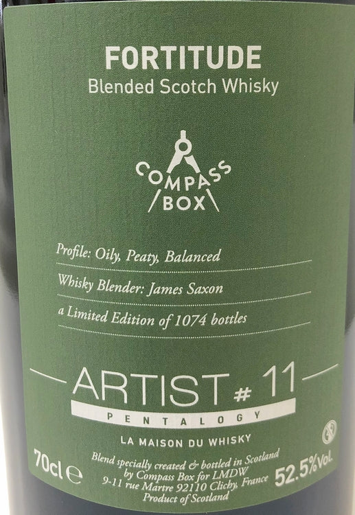 ラ・メゾン・ド・ウイスキー&コンパスボックス アーティスト ペンタロジー FORTITUDE 52.5度 700ml