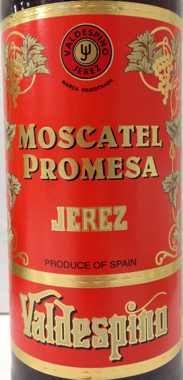 バルデスピノ プロメサ モスカテル 17度 750ml
