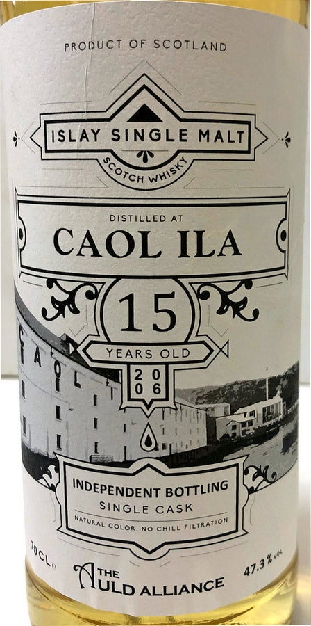 ザ・オールドアライアンス シングルカスク カリラ 2006 15年 47.3度 700ml