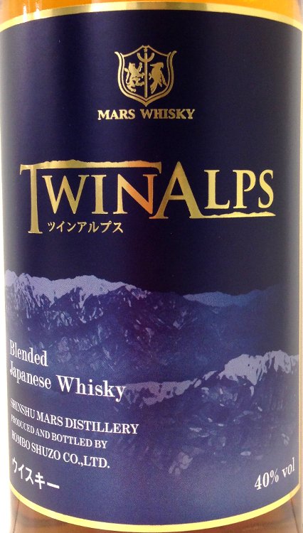 マルスウイスキー ツインアルプス 40度 750ml