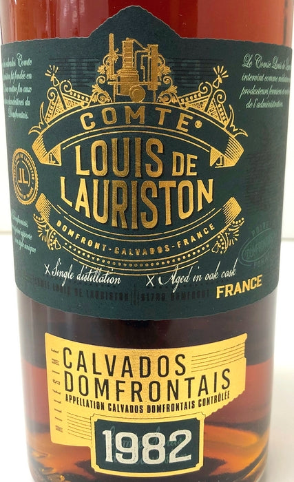LOUIS DE LAURISTON AC CALVADOS DOMFRONTAIS 1982 42% 700ml