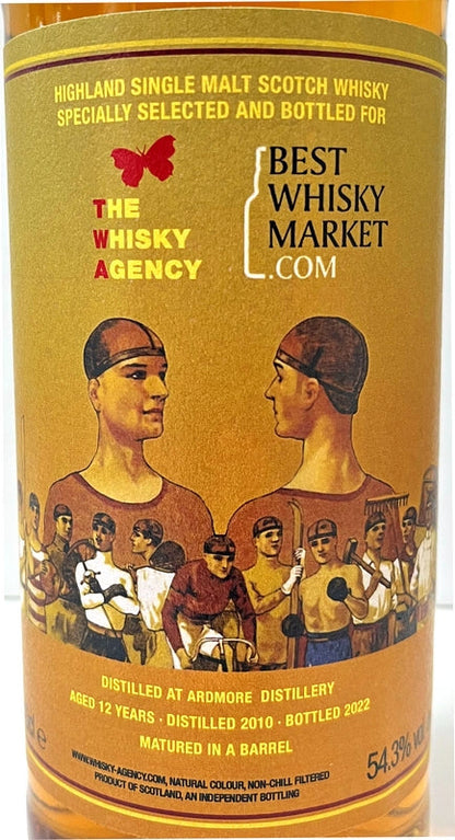ウイスキーエージェンシー　ベストウイスキーマーケット　アードモア　2010　バレル　12年　54.3度　700ml