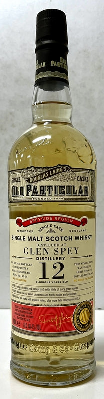 ダグラスレイン　オールドパティキュラー　グレンスペイ　2009　12年	48.4度　700ml