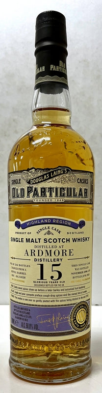 ダグラスレイン　オールドパティキュラー　アードモア　2006　15年　リフィルバレル　50度　700ml