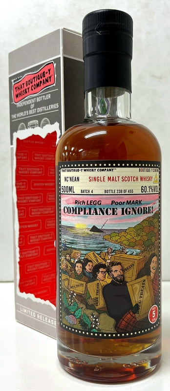 ブティックウイスキー　ノックニーアン　バッチ4　5年　60.1度　500ml