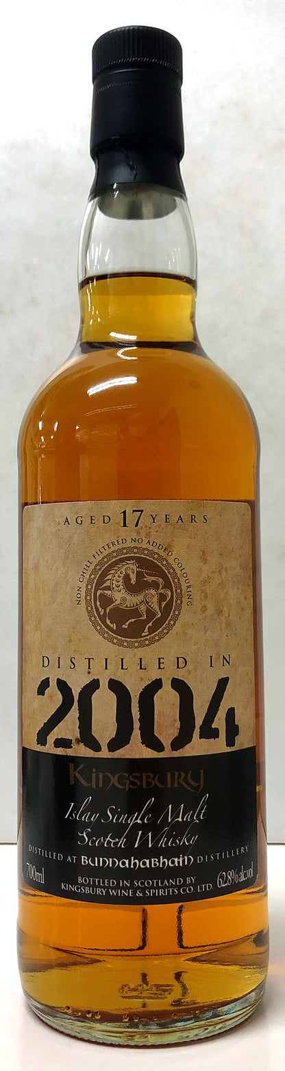 キングスバリー　ゴールド　ブナハーブン　2004　17年　62.8度　700ml