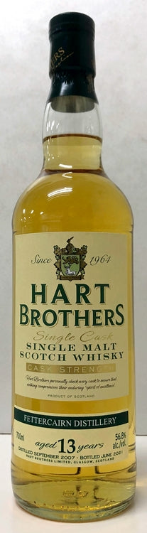 ハートブラザーズ　ファイネストコレクション　フェッターケアン　2007　13年　バーボンカスク　53.8度　700ml