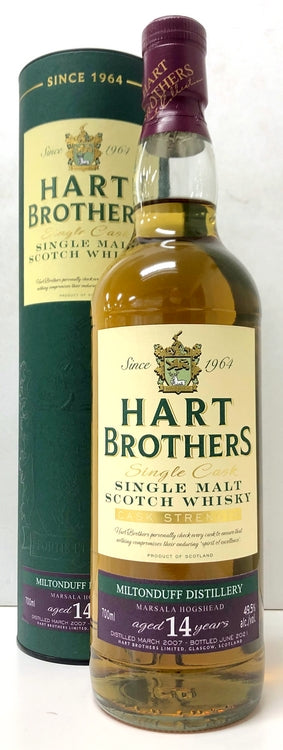 ハートブラザーズ　ファイネストコレクション　ミルトンダフ　2007　14年　マルサラホグスヘッド　49.5度　700ml