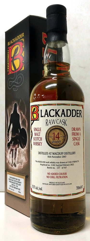 ブラックアダー　ロウカスク　 ロウカスク　マクダフ　2007　14年　 Cask No.11281　59.7度　700ml