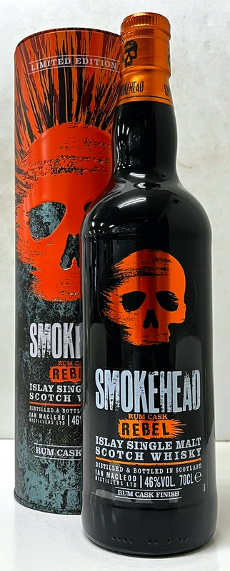 アイラ　シングルモルト　スモークヘッド　ラムカスクレベル　カリビアンラム樽フィニッシュ　46度　700ml
