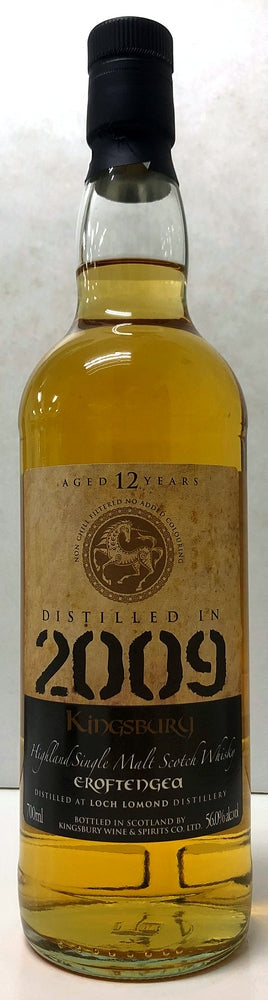 キングスバリー ゴールド　クロフテンギア　2009　12年　56.0度　700ml