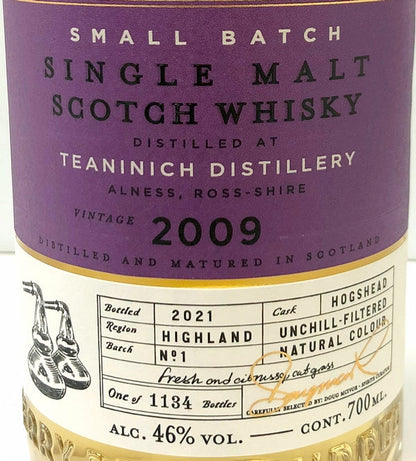 BB＆R　ティーニニック　2009　12年　バッチ1　46度　700ml