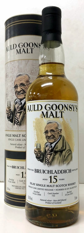 グローバルウイスキー　オールドグーンシーズ　ブルイックラディ　2006　15年　バーボンバレル　50度　700ml