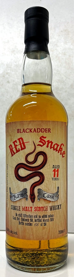 ブラックアダー　ロウカスク　レッドスネーク　11年　Cask Ref:RN150　58.6度　700ml