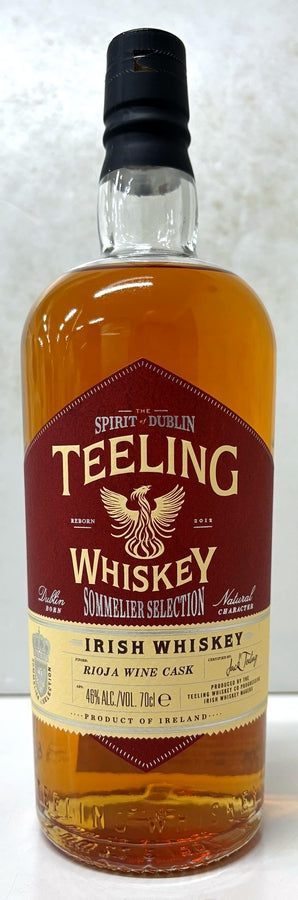 ティーリング　スモールバッチ　ソムリエセレクション　リオハレッドワインカスク　フィニッシュ　46度　700ml