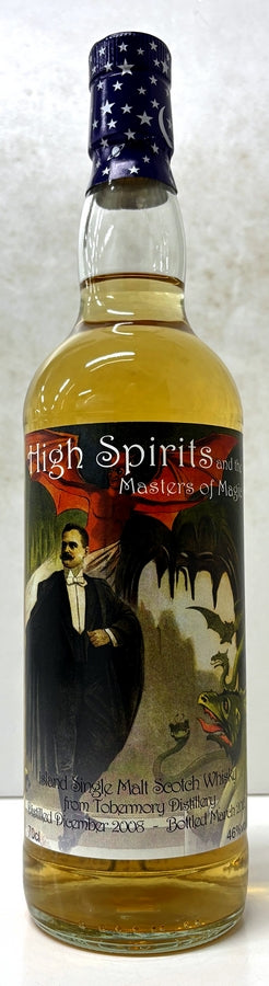 ハイスピリッツ　マスターズ オブ マジック　トバモリー　2008　13年　46度　700ml