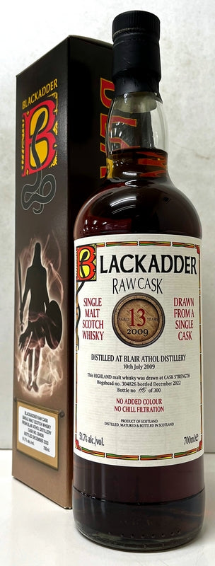 ブラックアダー　ロウカスク　ブレアアソール　2009　13年　ホグスヘッド　No.304826　51.7度　700ml