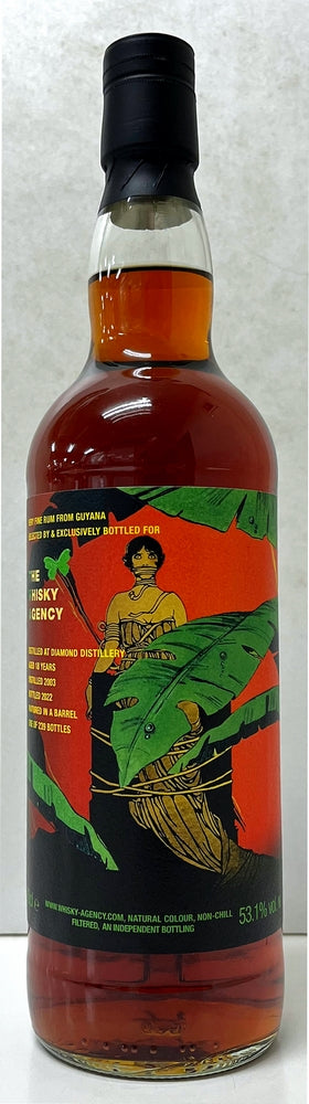 ザ・ウイスキーエージェンシー　ガイアナ　ラム　ダイアモンド　2003　18年　バレル　53.1度　700ml