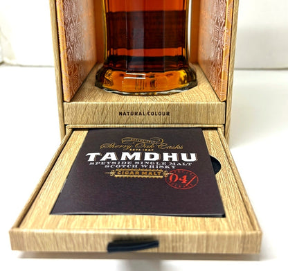 TAMDHU　CIGAR MALT　No.4　EUROPEAN OAK 1st FILL SHERRY CASK 　53.8%　700ml