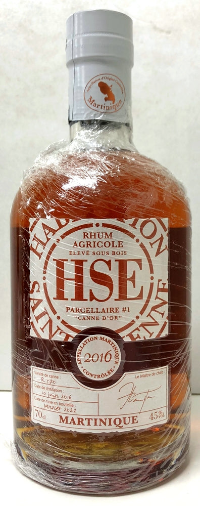 サンテティエンヌ　エルベスーボア　2016　PARCELLAIRE #1　45度　700ml