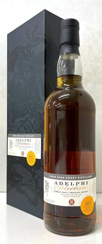ADELPHI　High Coast　2013　10yo　Peated　Swedish　Single Malt　1st Fill Oloroso Hogshead　57.1%　700ml
