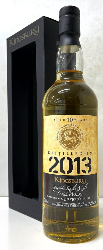 キングスバリー　ゴールド　グレンエルギン　2013　10年　59.2度　700ml