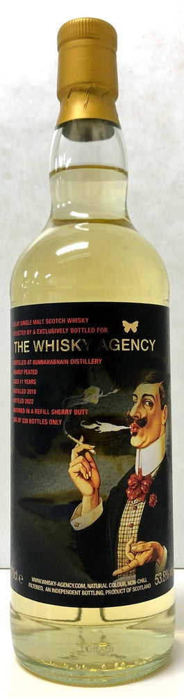 ザ・ウイスキーエージェンシー　ブナハーブン　2010　11年　リフィルバット　53.8度　700ml