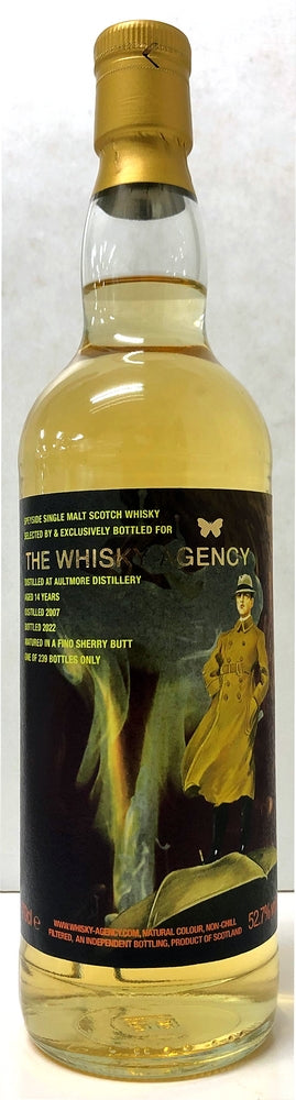 ザ・ウイスキーエージェンシー　オルトモア　2007　14年　フィノシェリーカスク　52.7度　700ml
