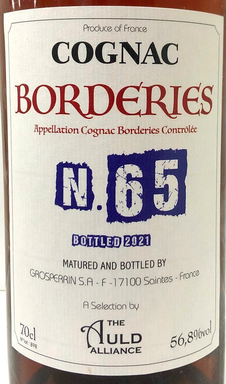 ザ・オールドアライアンス　10周年記念　グロッペリン　コニャック　ボルドレーズ　No65　1965　56.8度　700ml
