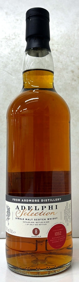 ADELPHI　Ardmore　2016　8Yo　Refill Oloroso Sherry Butt　59.7%　700ml