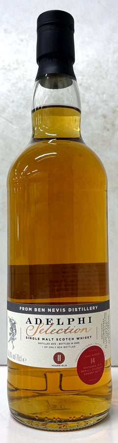 ADELPHI　Ben Nevis　2013　11Yo　Refill Oloroso Sherry Butt　59.9%　700ml