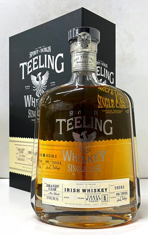 ティーリング　シングルモルト　19年(2005) for スリーリバース　ブランデーカスク  No.16591　56.4度　700ml