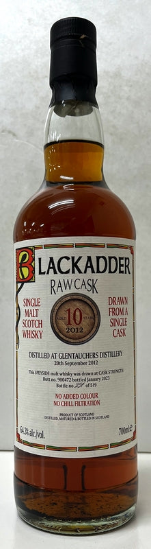 ブラックアダー　ロウカスク　グレントファース　2012　10年　シェリーバット　Cask No:900472　64.3度　700ml