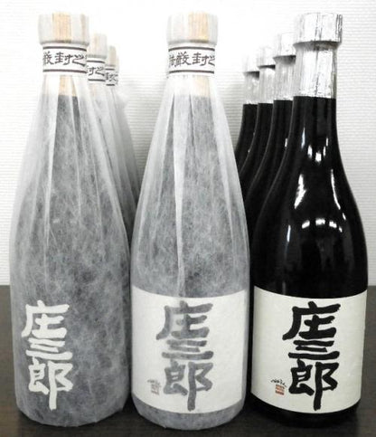 ケース販売!芋焼酎　 庄三郎　20度+25度+黒25度各4本12本セット!(サイズ720ml)