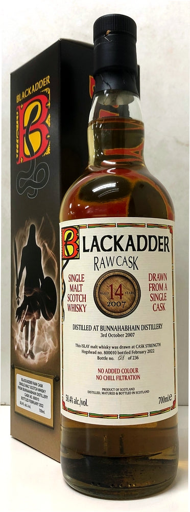 ブラックアダー　ロウカスク  ブナハーブン　2007　ホグスヘッド　Cask No:800010　14年　58.4度　700ml