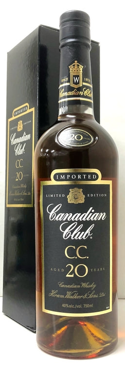 経年商品　正規品　カナディアンクラブ　20年　40度　750ml