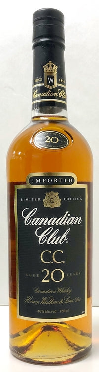 経年商品　正規品　カナディアンクラブ　20年　40度　750ml