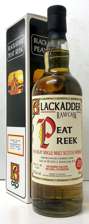 ブラックアダー　ロウカスク　ピートリーク　10年　リ・チャー　カスクフィニッシュ　20ppm　Cask Ref: PR 2021-2　58.7度　700ml