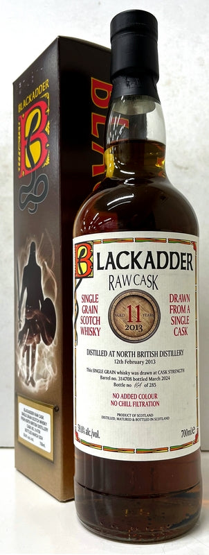 ブラックアダー　ロウカスク　ノースブリティッシュ　シングルグレーンウイスキー　2013　11年　バレル　Cask No: 314780　59.8度　700ml
