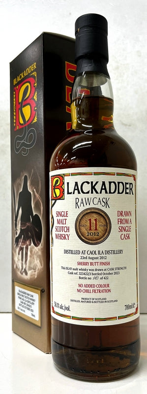 ブラックアダー　ロウカスク　カリラ　2012　11年　シェリーバット　フィニッシュ　Caskref：323422/3　58.1度　700ml