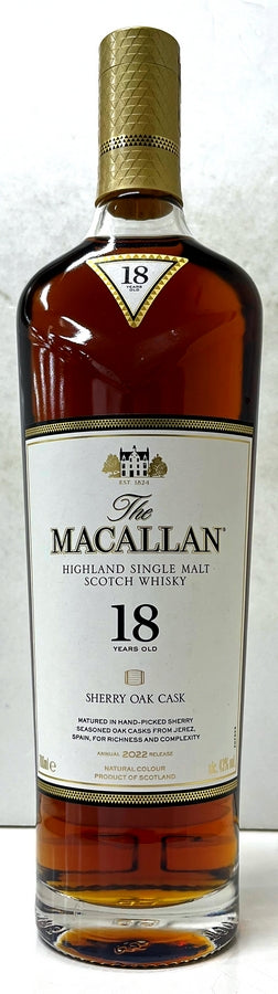ザ・マッカラン　18年　43度　700ml　正規品