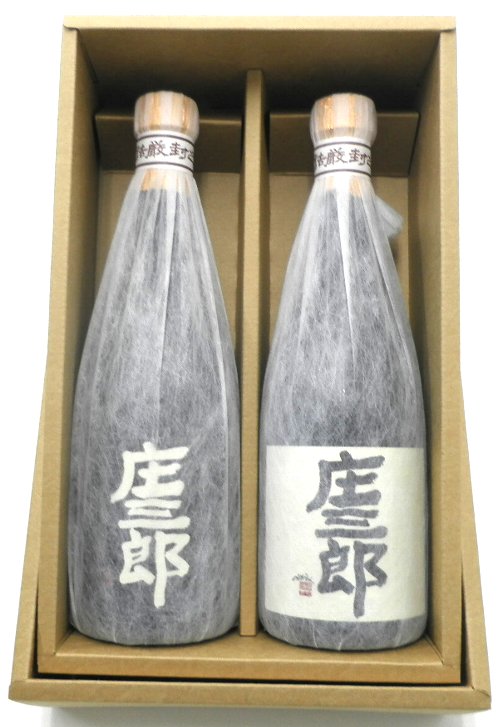 ギフト　本格芋焼酎　庄三郎25度+黒庄三郎25度　2本セット　720ml×2　カートン入り
