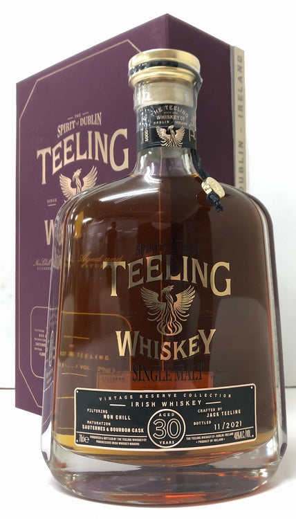 ティーリング　シングルモルト　ヴィンテージリザーブ　30年　ソーテルヌ＆バーボン　カスク　46度　700ml