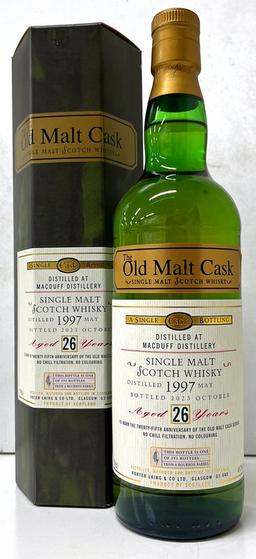 ★少量輸入ボトル★　ハンターレイン　オールドモルトカスク　25周年記念　マクダフ　1997　26年　50度 　700ml
