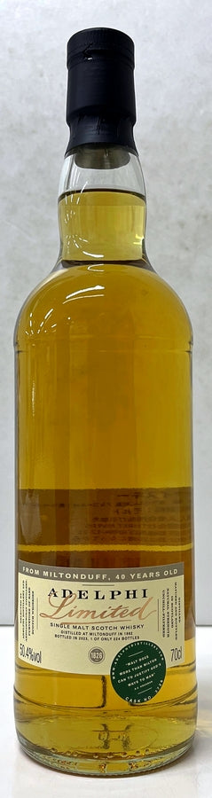 アデルフィ　ミルトンダフ　1982　40年　リフィルバーボンホグスヘッド　50.4度　700ml