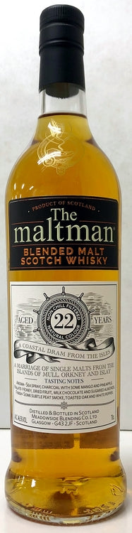 ザ・モルトマン　アイランズ ブレンデッドモルト　1999　22年　バーボンホグスヘッド　46.5度　700ml